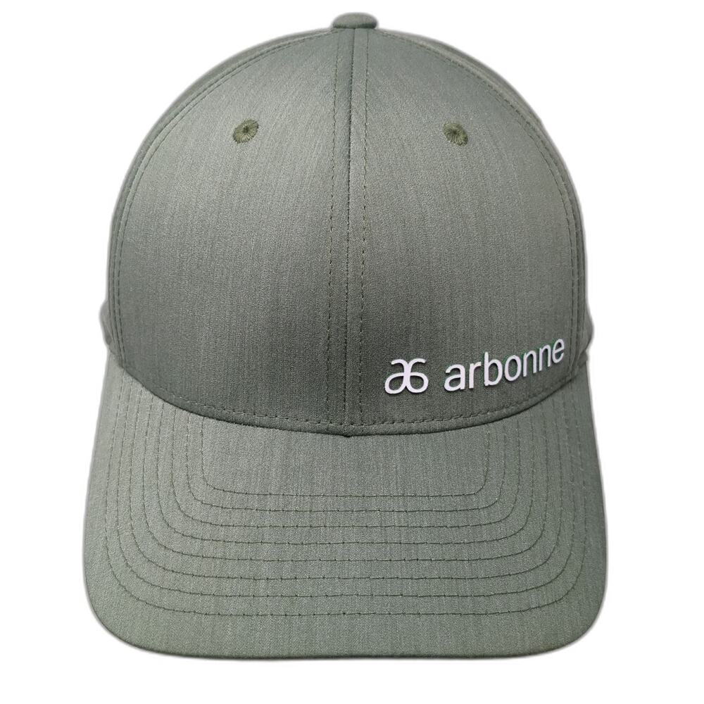 Yupoong Snapback Green One Size Hat Arbonne Raised Logo Flexfit 110 Heathered